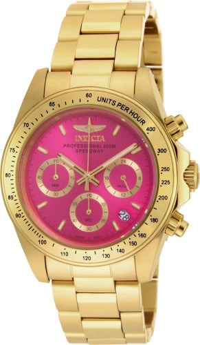 Invicta Quartz Speedway Pink Dial Women's Watch 18255