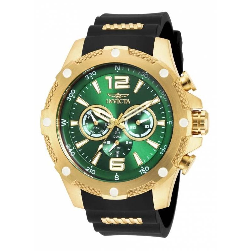 Invicta Quartz I-Force Green Dial Men's Watch 19661