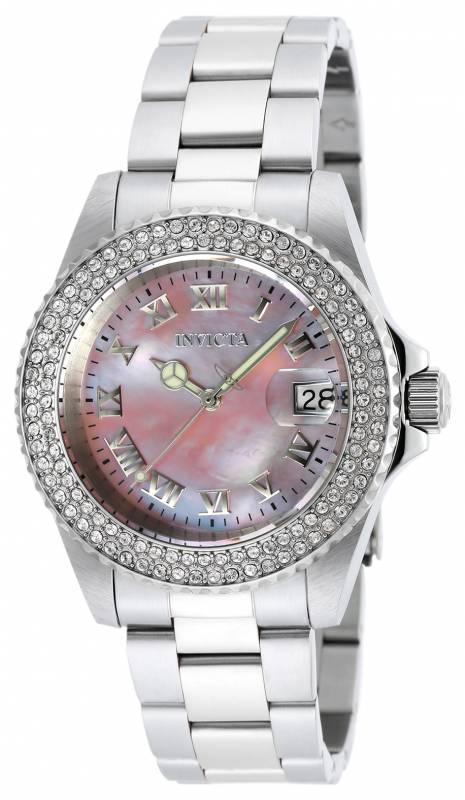 Invicta Quartz Angel Pink Dial Women's Watch 19874