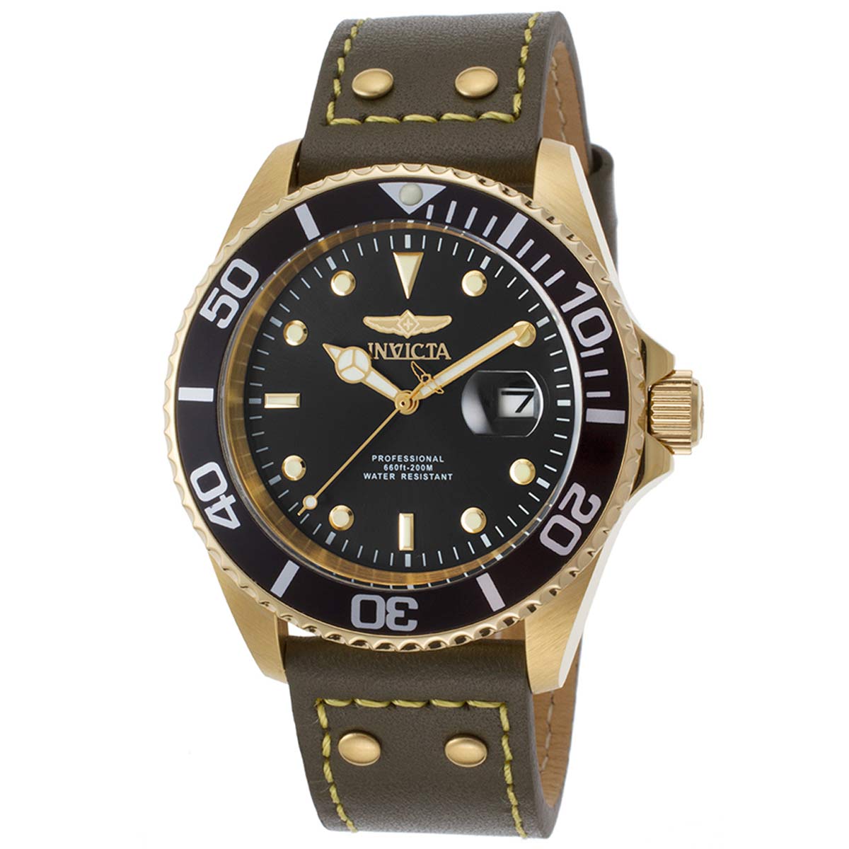 Invicta Quartz Pro Diver Black Dial Men's Watch 22075