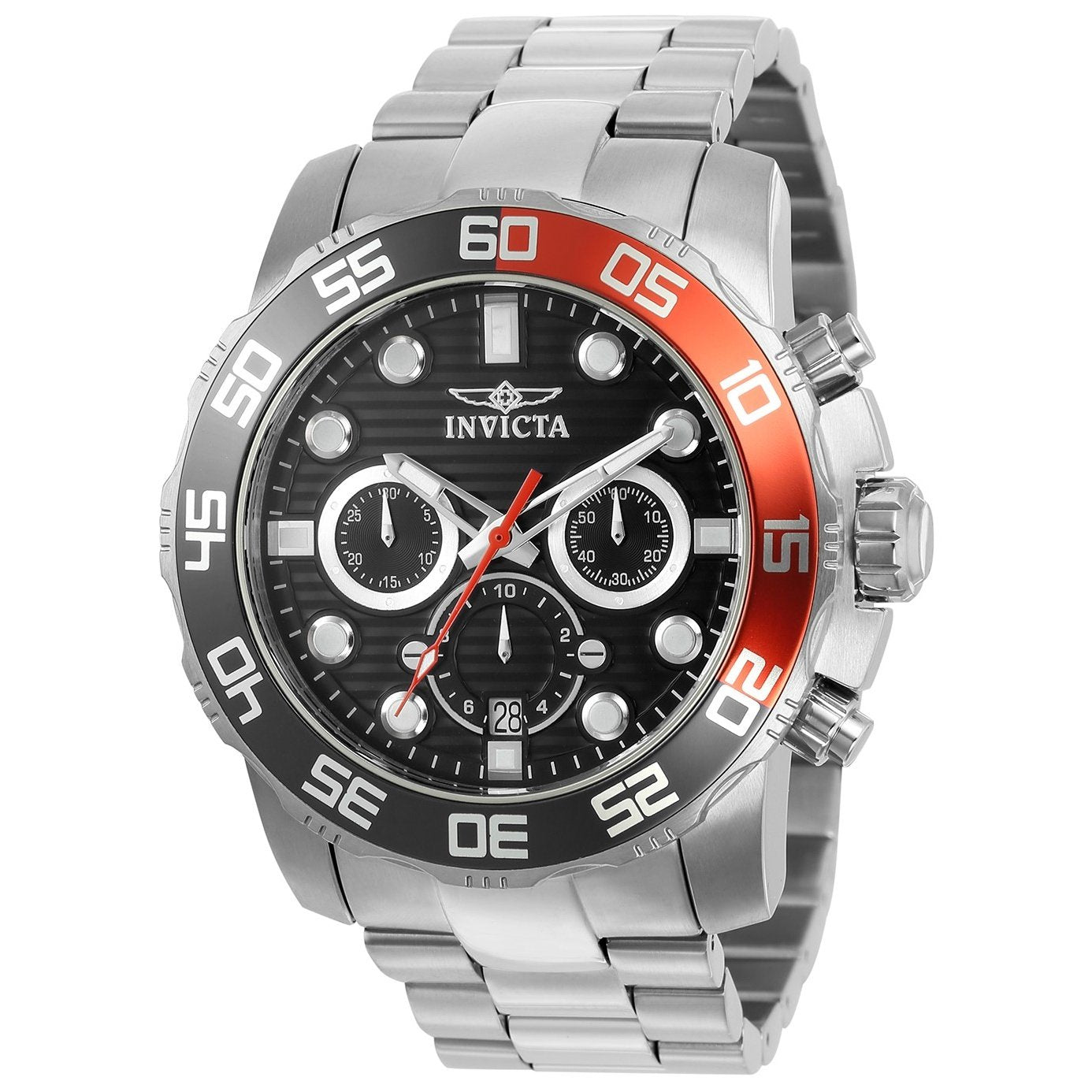 Invicta Quartz Pro Diver Charcoal Dial Men's Watch 22230