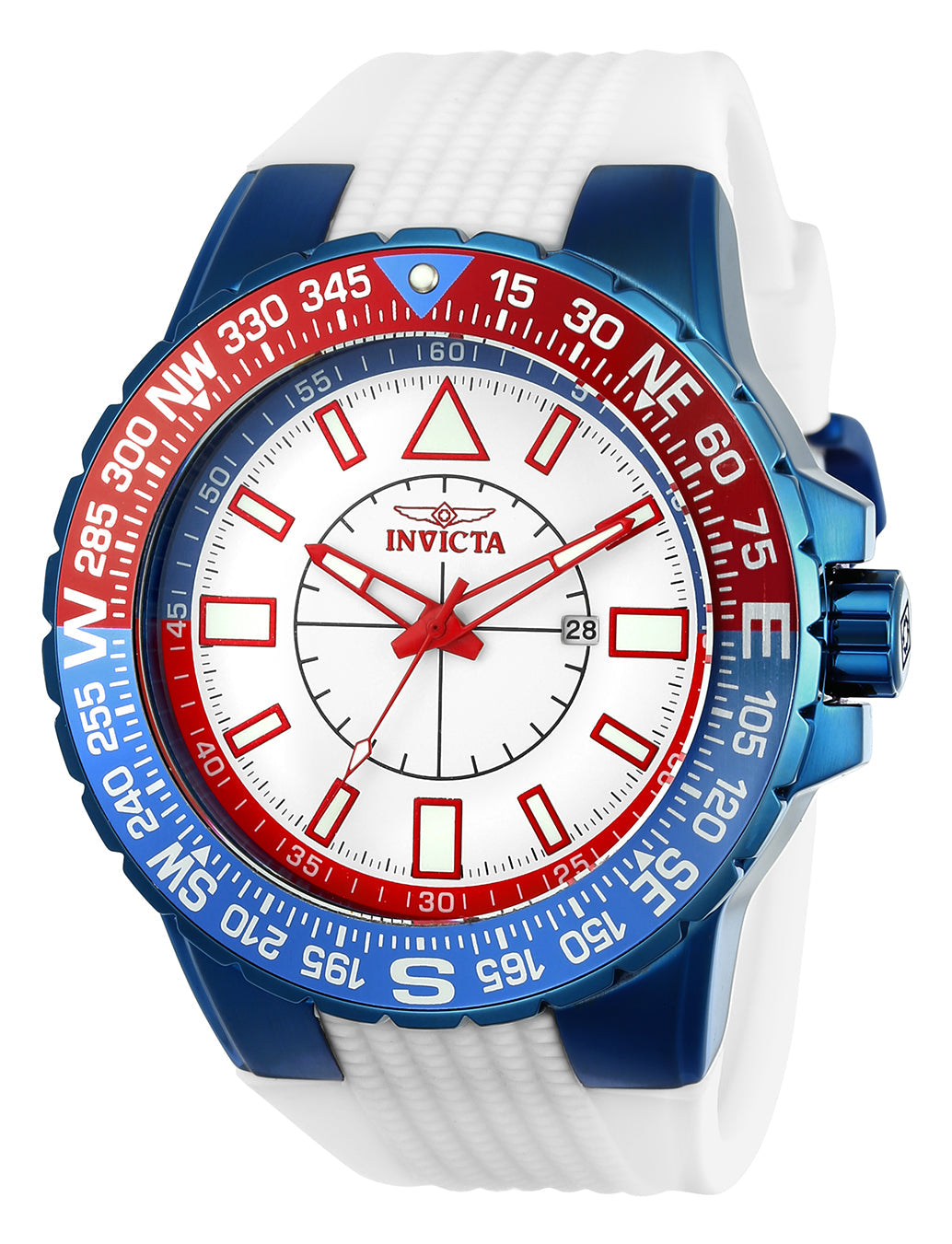 Invicta Quartz Aviator White Dial Men's Watch 23997