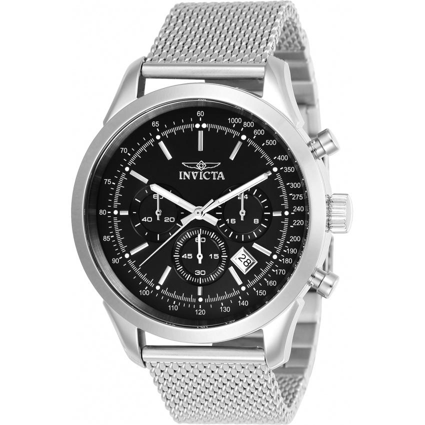 Invicta Quartz Speedway Black Dial Men's Watch 24208