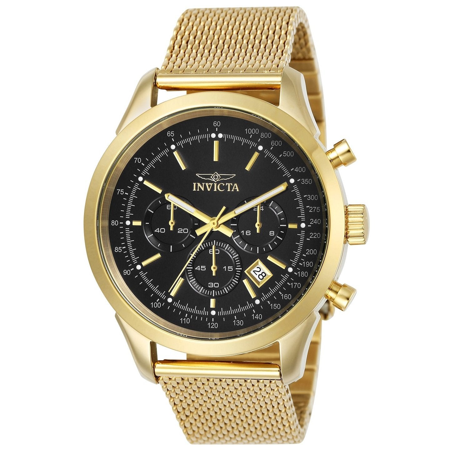 Invicta Quartz Speedway Black Dial Men's Watch 25223