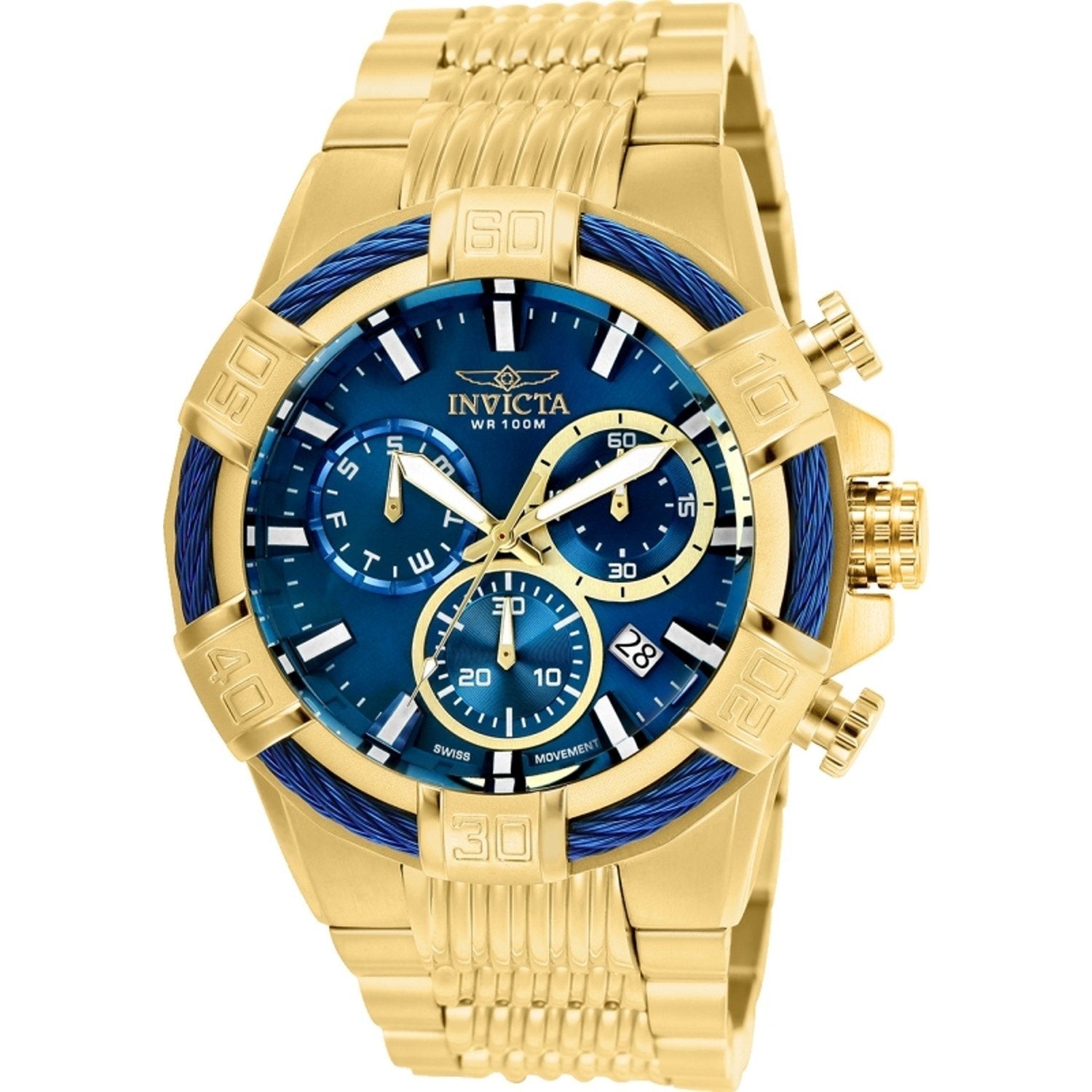 Invicta Quartz Bolt Blue Dial Men's Watch 25866