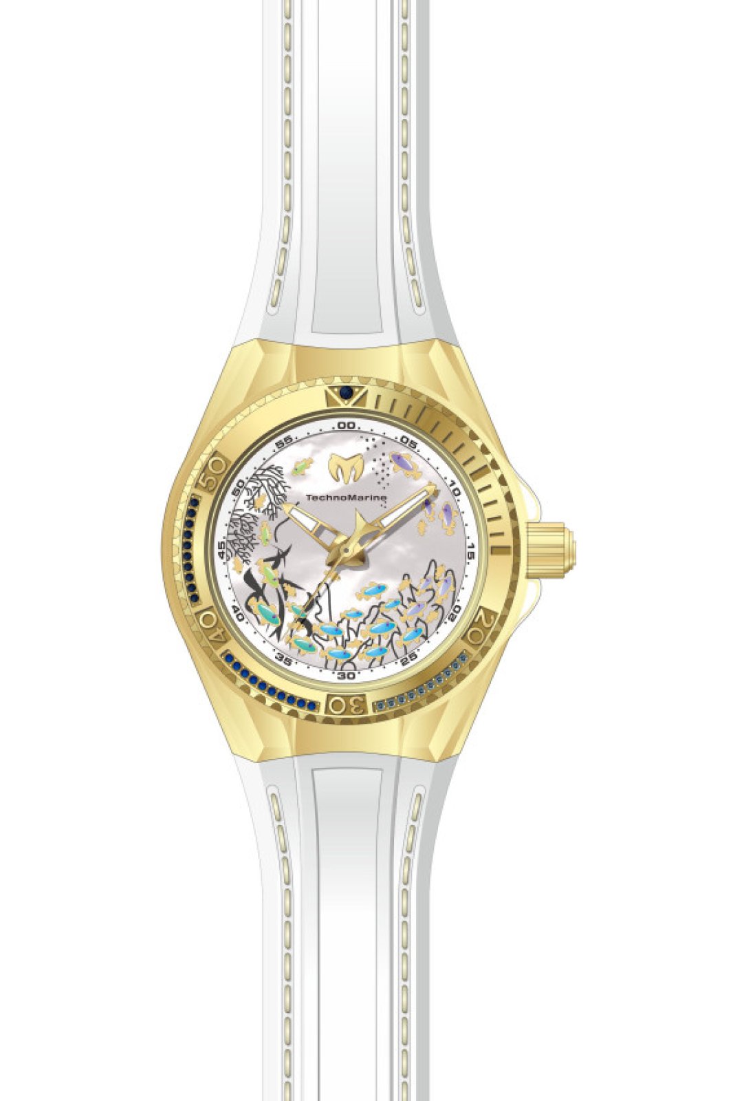 TechnoMarine Quartz Cruise White Dial Women's Watch TM-125009