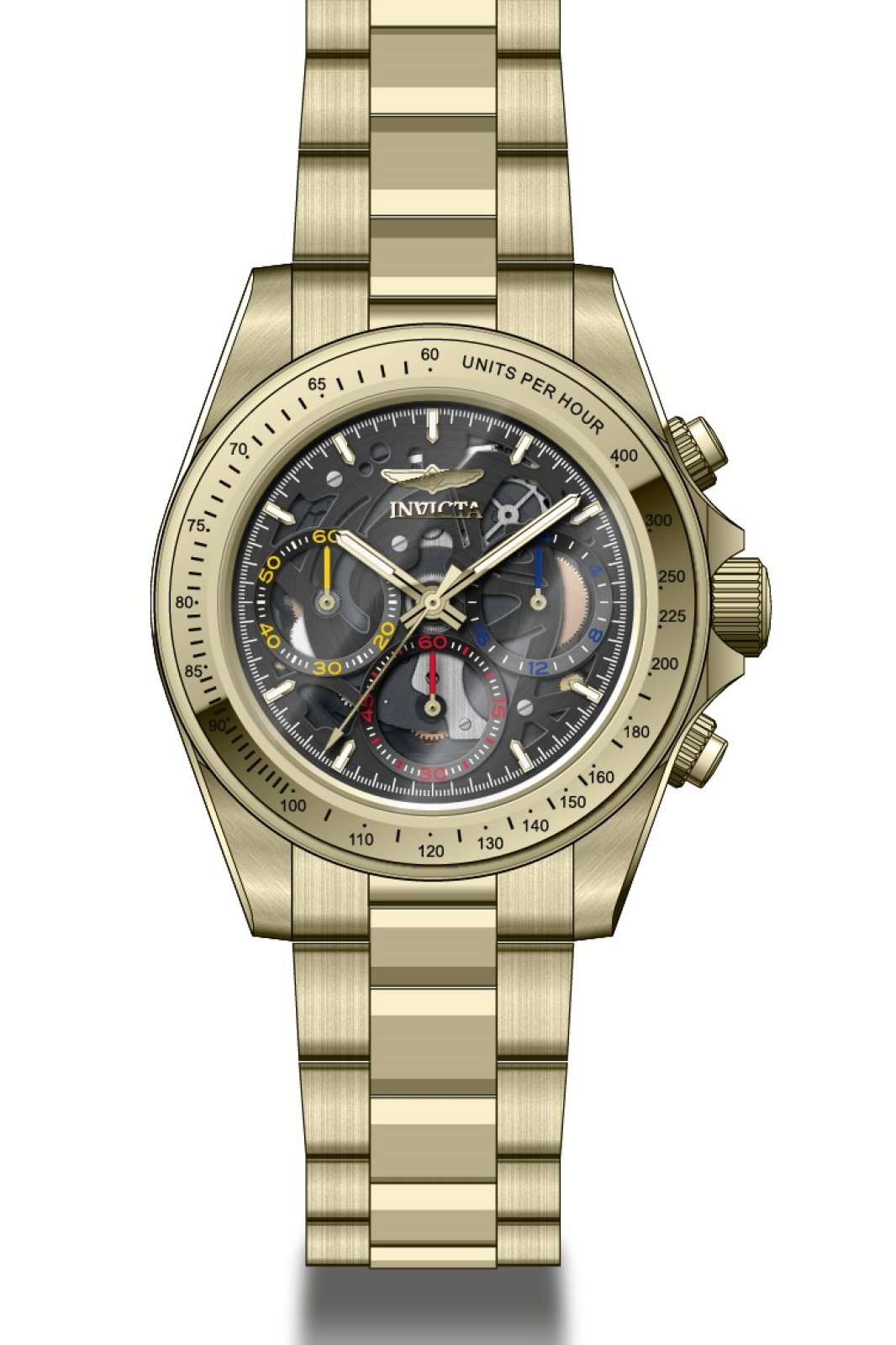 Invicta Quartz Speedway Black Dial Men's Watch 50272