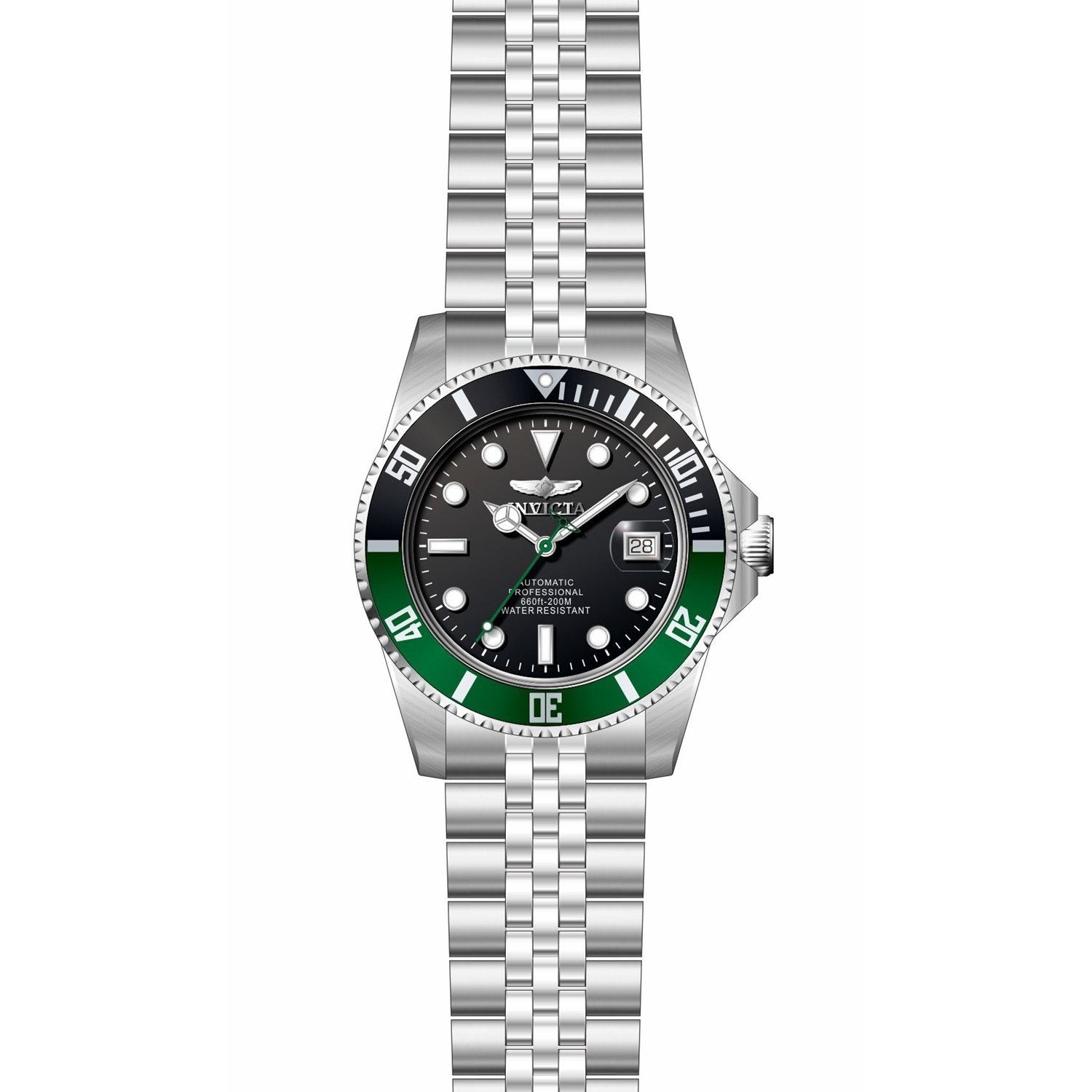 Invicta Automatic Pro Diver Black Dial Men's Watch 29177