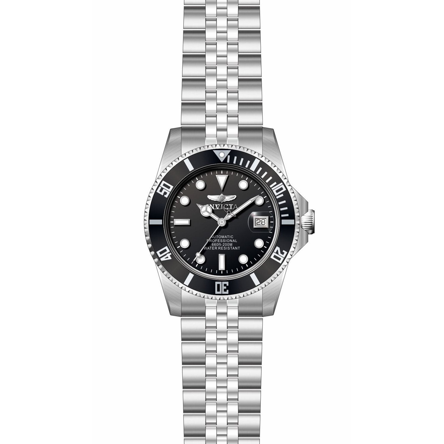 Invicta Automatic Pro Diver Black Dial Men's Watch 29178