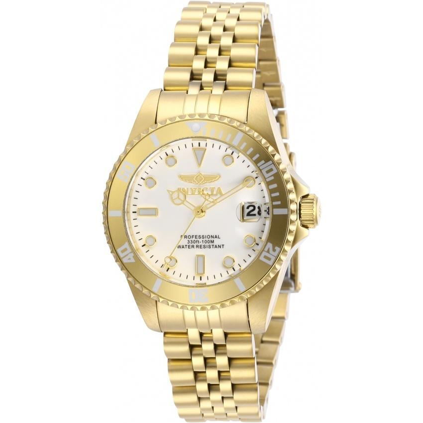 Invicta Quartz Pro Diver White Dial Women's Watch 29192