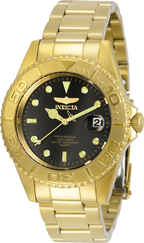 Invicta Quartz Pro Diver Black Dial Men's Watch 29939