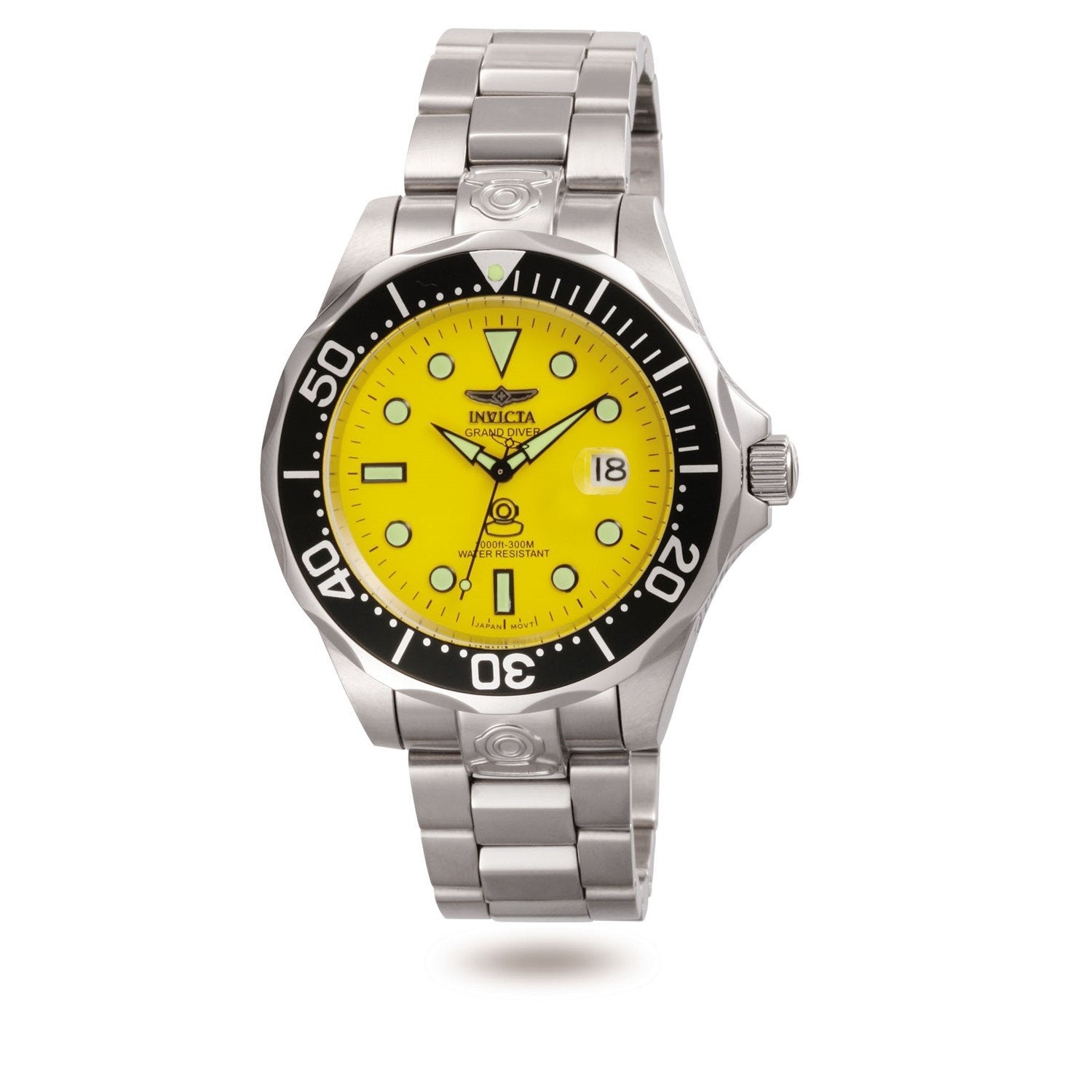 Invicta Automatic Pro Diver Yellow Dial Men's Watch 3048