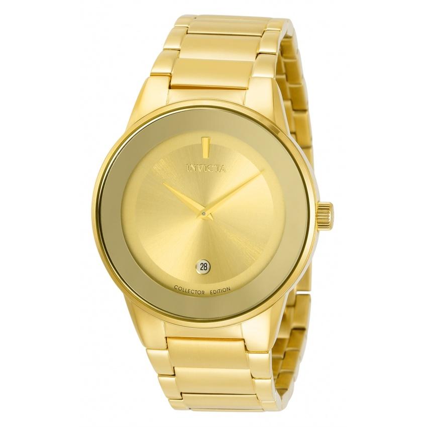Invicta Quartz Specialty Gold Dial Men's Watch 30535