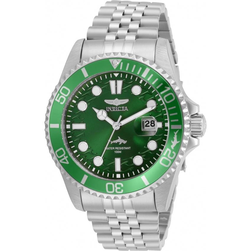 Invicta Quartz Pro Diver Green Dial Men's Watch 30611