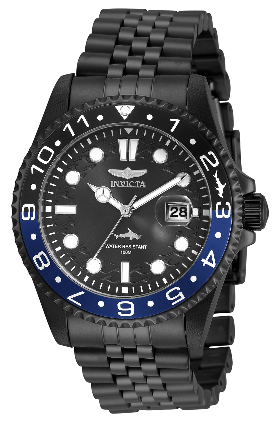 Invicta Quartz Pro Diver Black Dial Men's Watch 30627