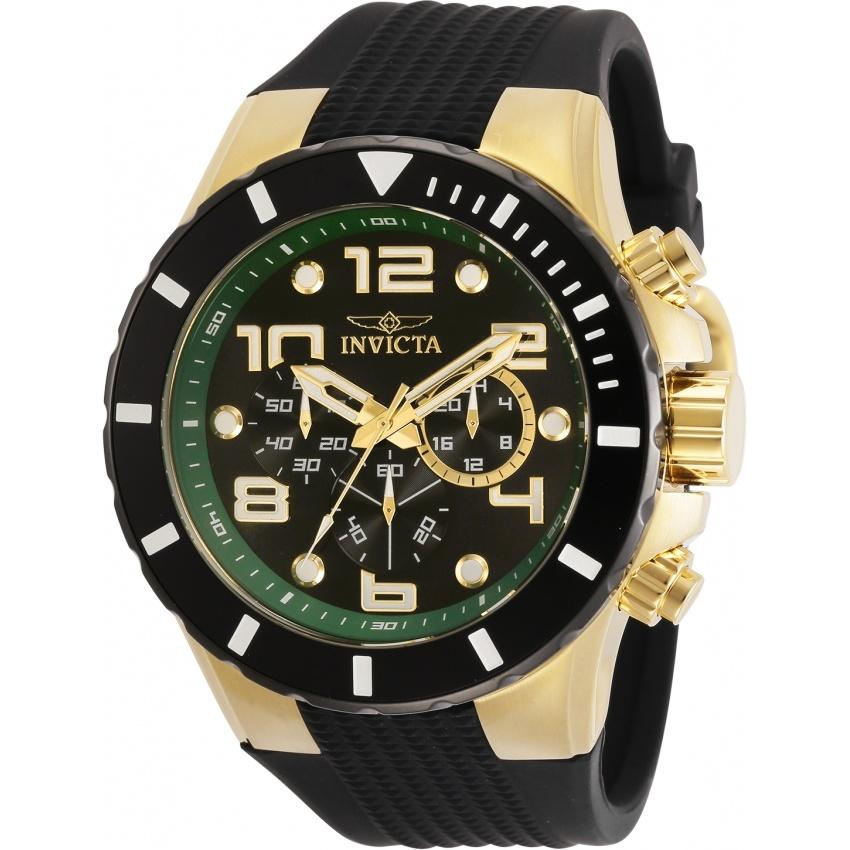 Invicta Quartz Pro Diver Green Dial Men's Watch 30777