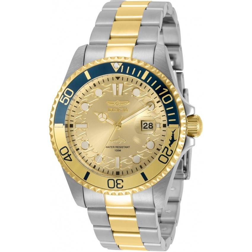 Invicta Quartz Pro Diver Gold Dial Men's Watch 30948