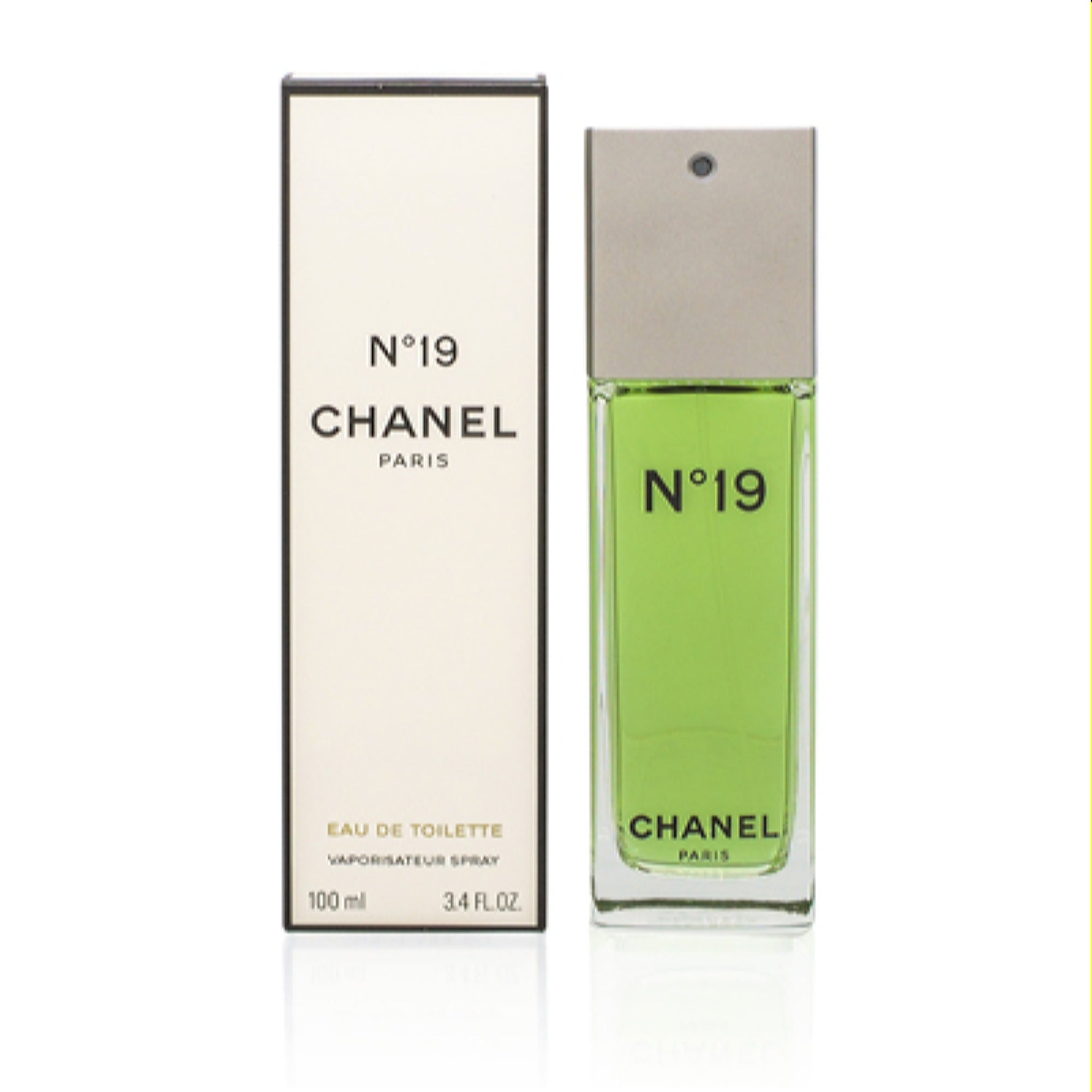 Chanel Women's No. 19  Chanel Edt Spray 3.4 Oz (100 Ml)   3145891194708