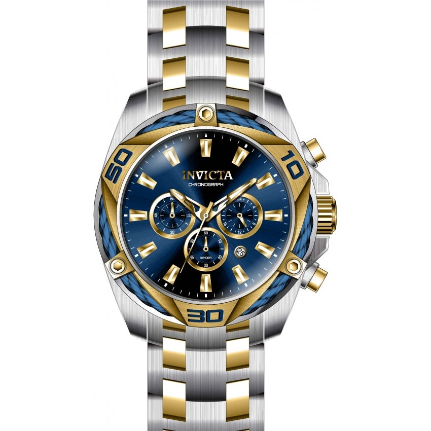 Invicta Quartz Bolt Blue Dial Men's Watch 34125