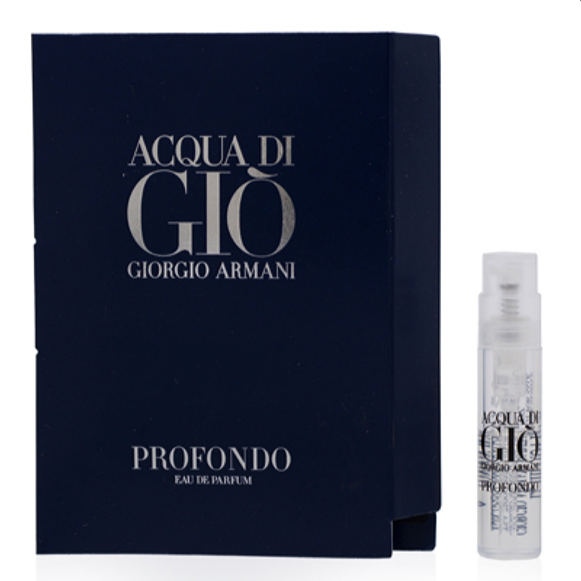 Giorgio Armani Men's Acqua Di Gio Profondo Giorgio Armani Edp Spray 0.04 Oz (1.2 Ml)  3614272880313