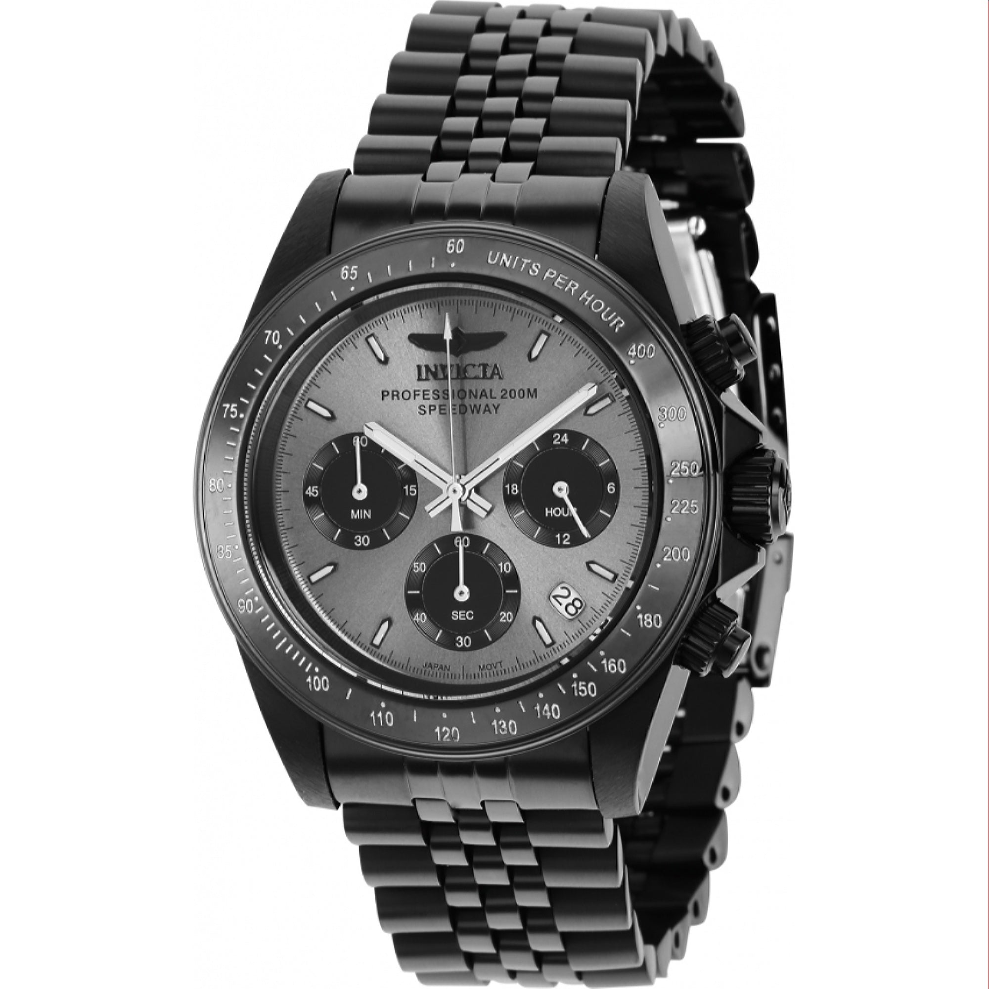Invicta Quartz Speedway Black Dial Men's Watch 36737