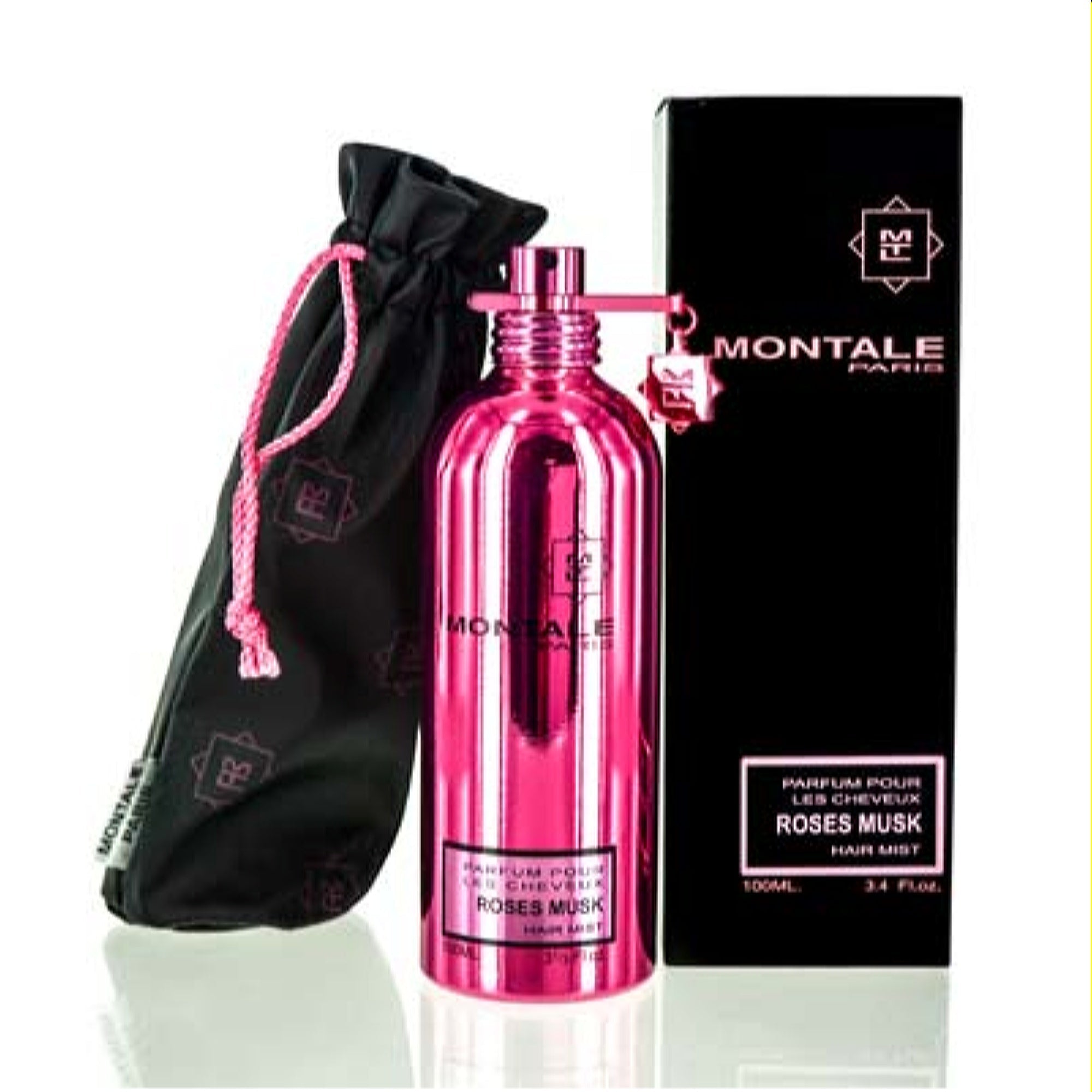 Montale Women's Roses Musk Montale Hair Mist Spray 3.4 Oz (100 Ml)   3760260451598