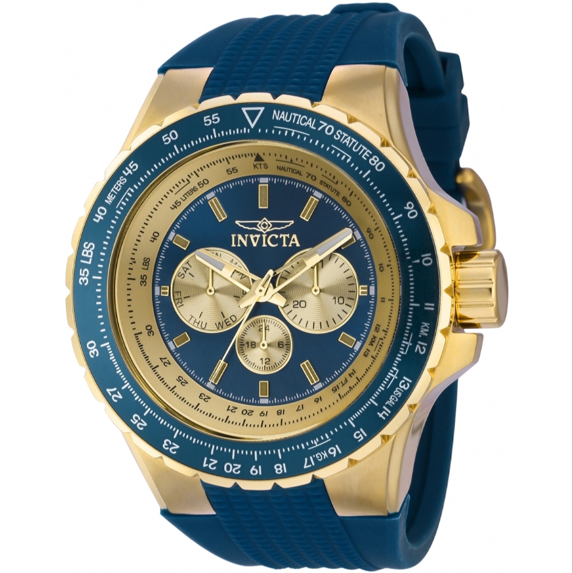 Invicta  Quartz Aviator Blue Dial Men's Watch 39266