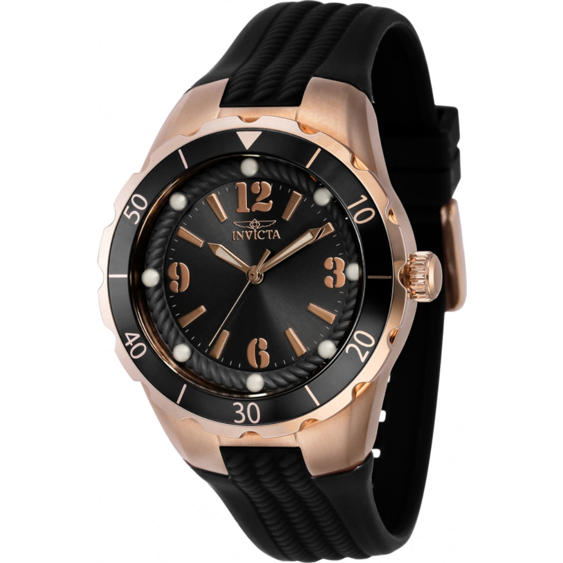 Invicta Quartz Angel Black Dial Women's Watch 40313