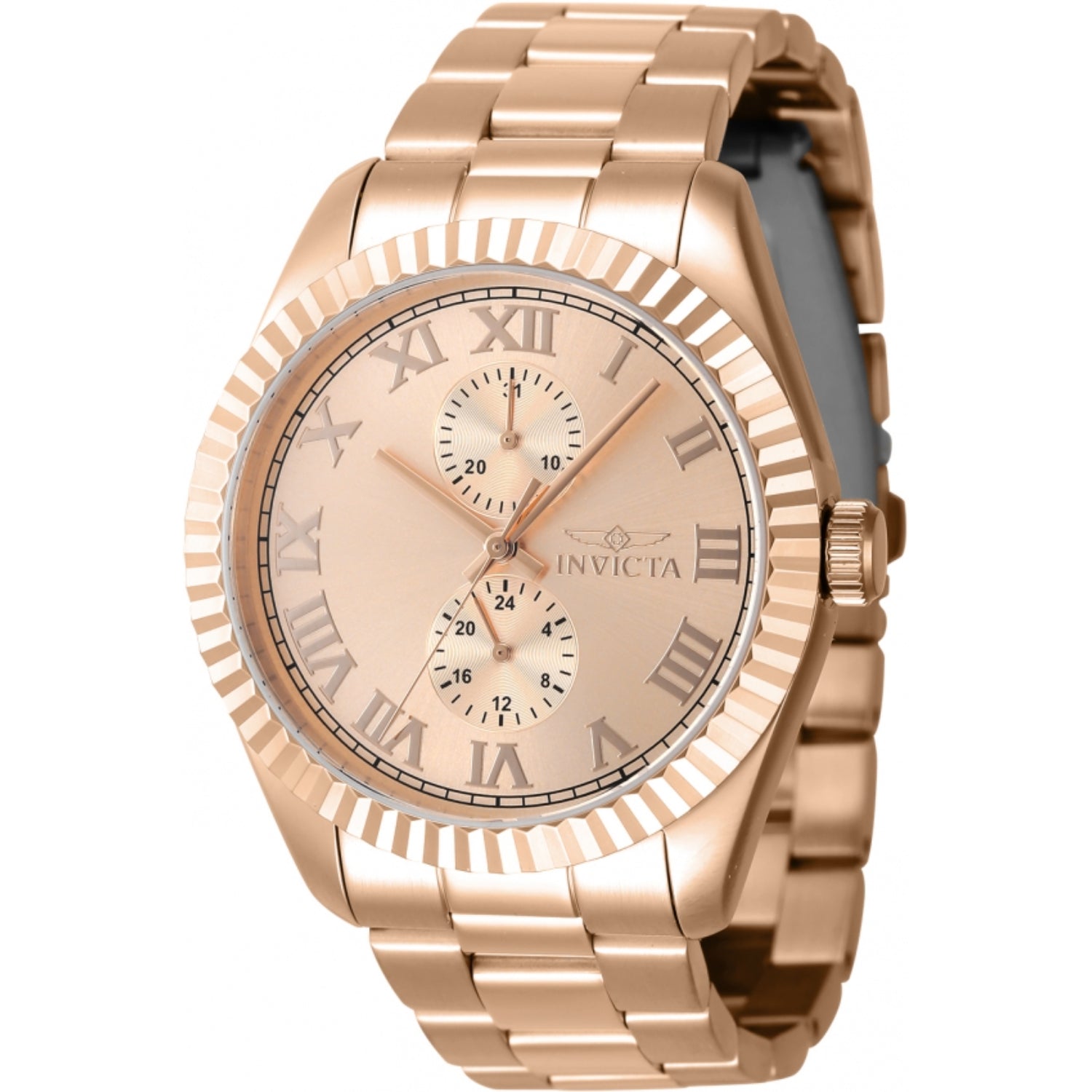 Invicta Quartz Specialty Rose Gold Dial Men's Watch 47433