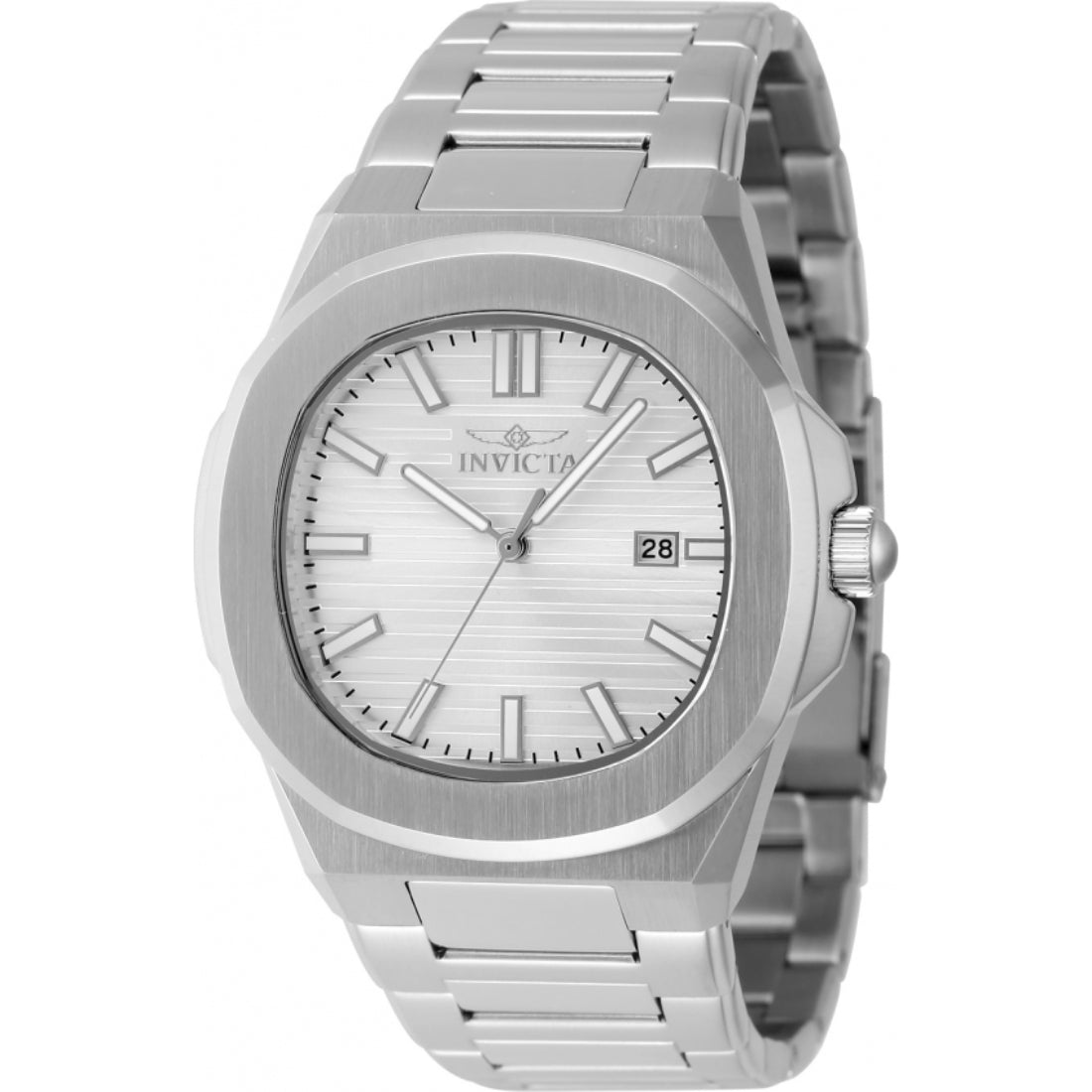Invicta Quartz Speedway Silver Dial Men's Watch 48318