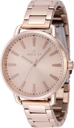 Invicta Quartz Wildflower Rose Gold Dial Women's Watch 48330