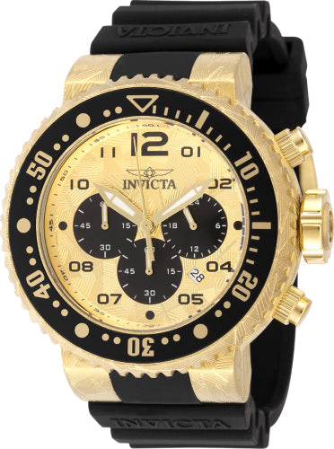 Invicta Quartz Pro Diver Gold Dial Men's Watch 48618