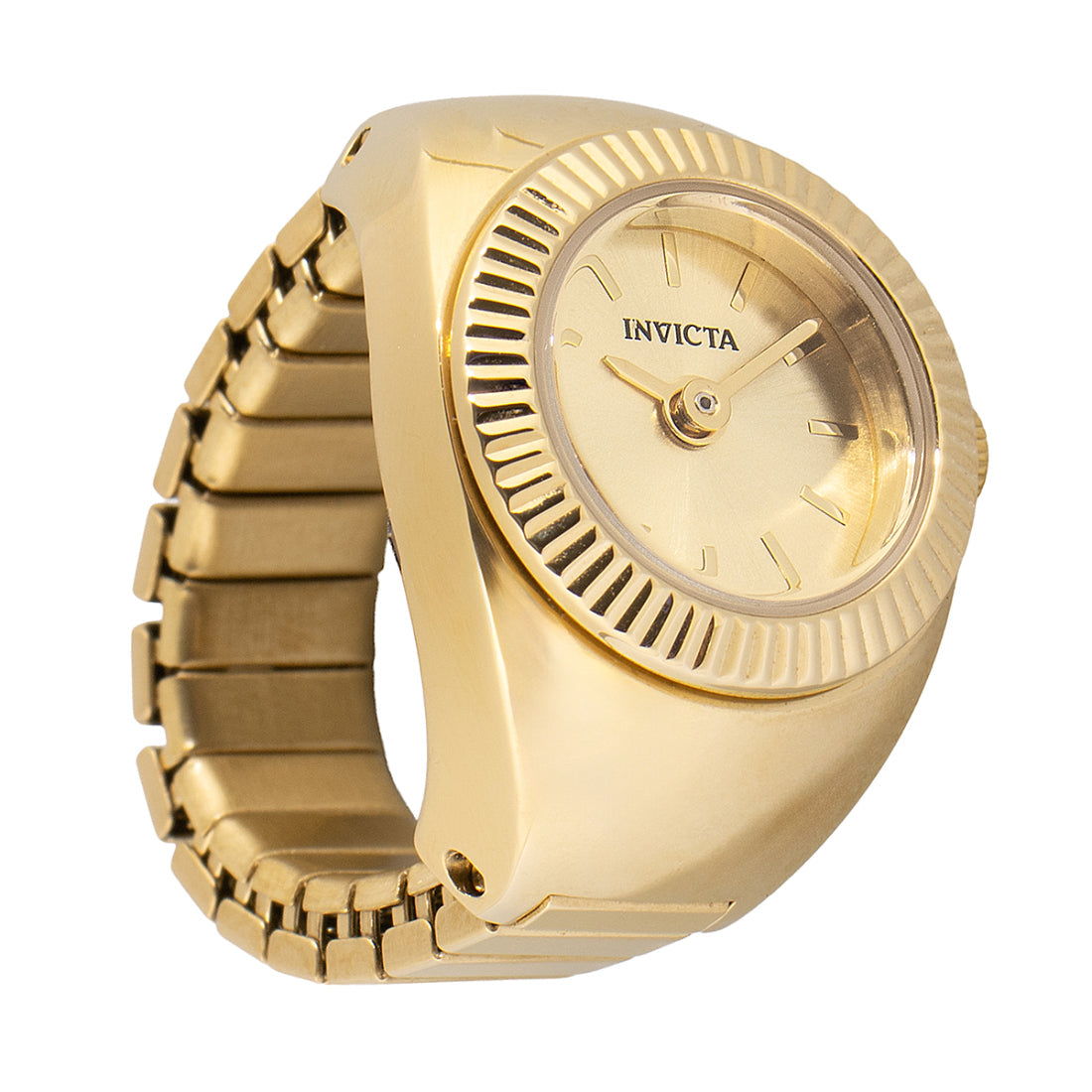 Invicta Quartz Mini Gold Dial Women's Ring Watch 48947