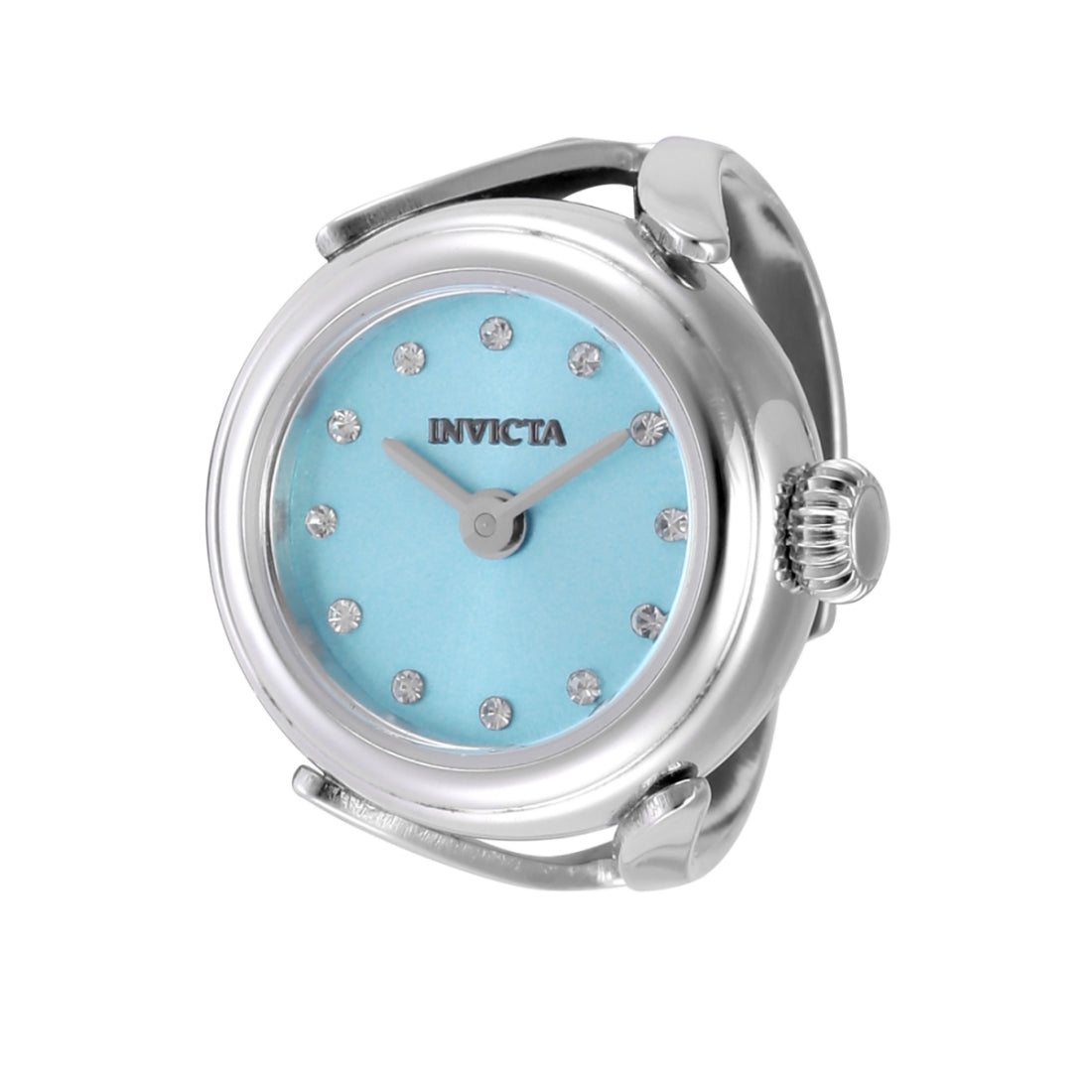 Invicta Quartz Mini Blue Dial Women's Ring Watch 49071