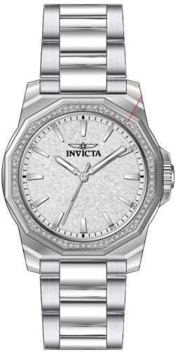 Invicta Quartz Speedway Silver Dial Women's Watch 49128