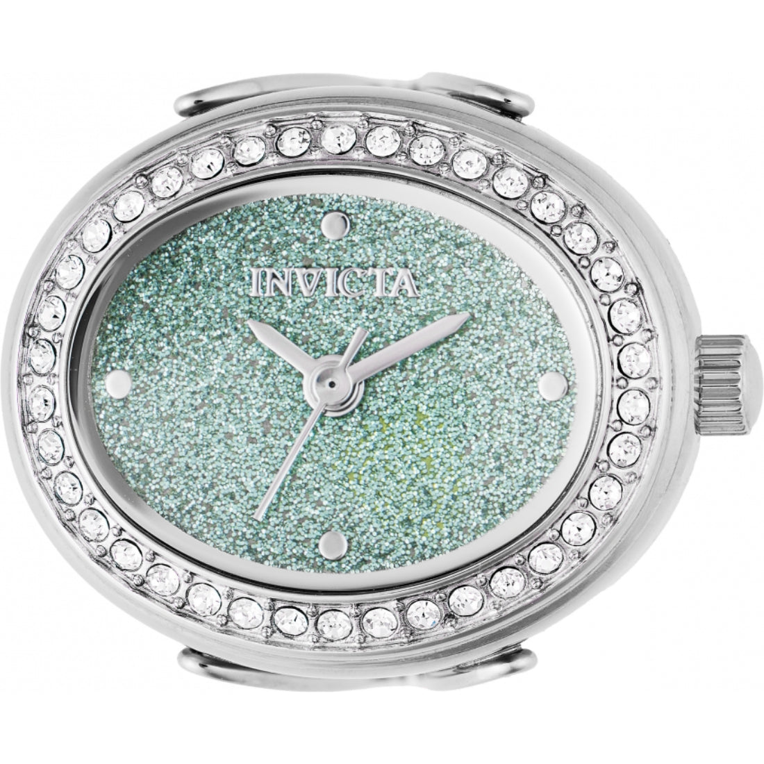 Invicta Quartz Mini Green Dial Women's Ring Watch 49597