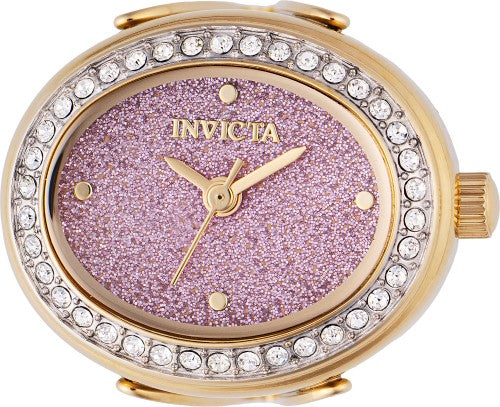 Invicta Quartz Mini Pink Dial Women's Ring Watch 49600