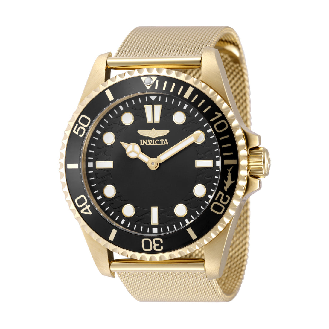 Invicta Quartz Pro Diver Black Dial Men's Watch 49691