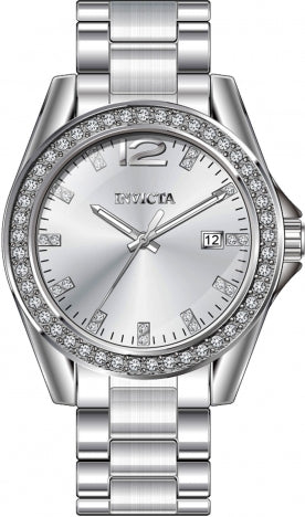 Invicta Quartz Angel Silver Dial Women's Watch 49846
