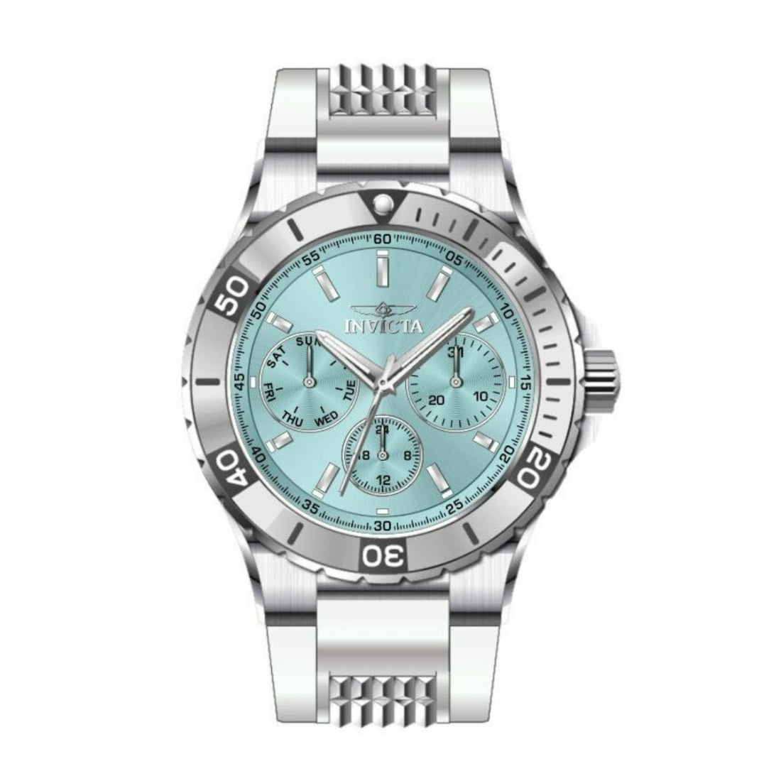 Invicta Quartz Aviator Light Blue Dial Women's Watch 49891
