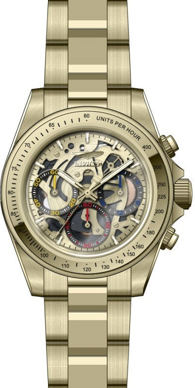Invicta Quartz Speedway Gold Dial Men's Watch 50271
