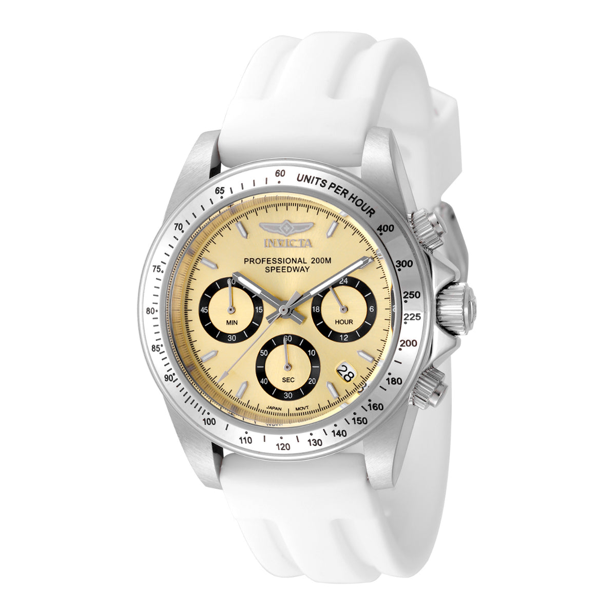 Invicta Quartz Speedway Gold Dial Men's Watch 50487