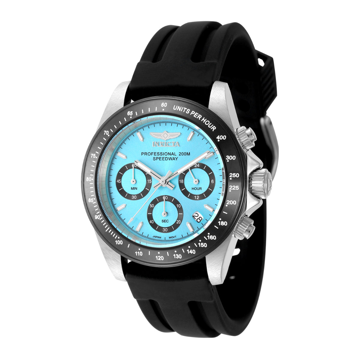 Invicta Quartz Speedway Light Blue Dial Men's Watch 50490