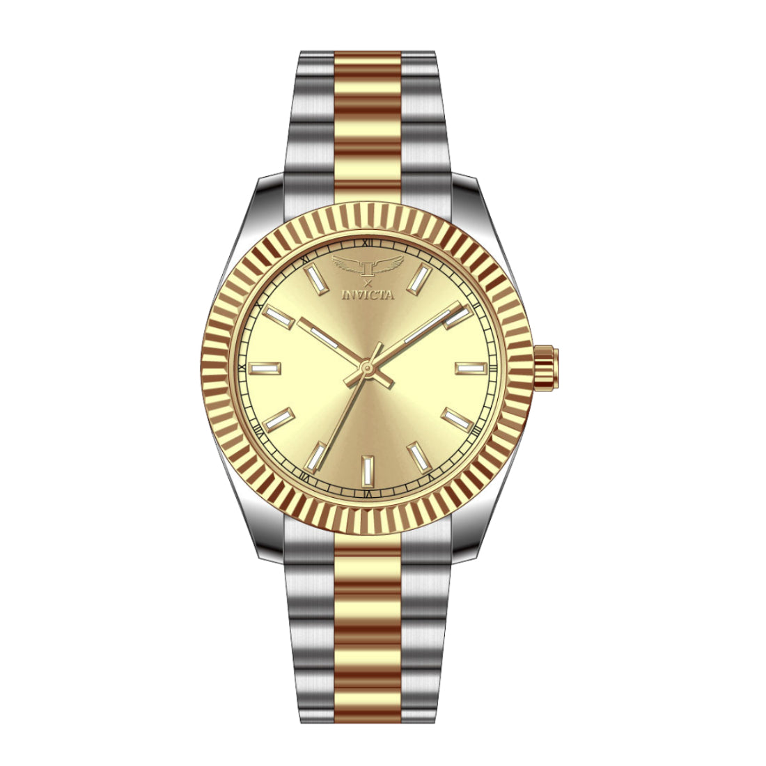 Invicta Quartz Specialty Gold Dial Men's Watch 69009