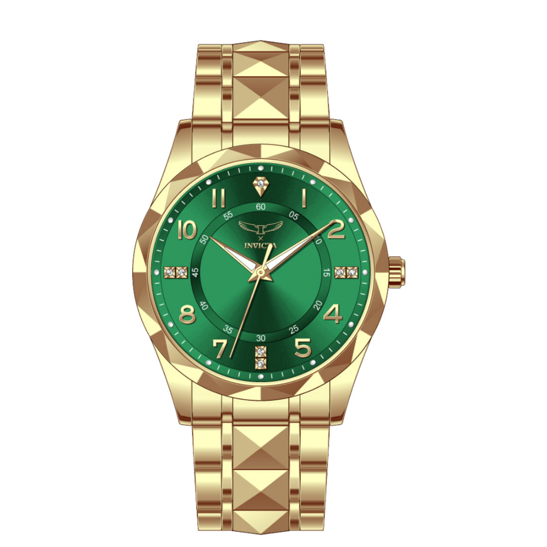 Invicta Quartz Specialty Green Dial Men's Watch 69021