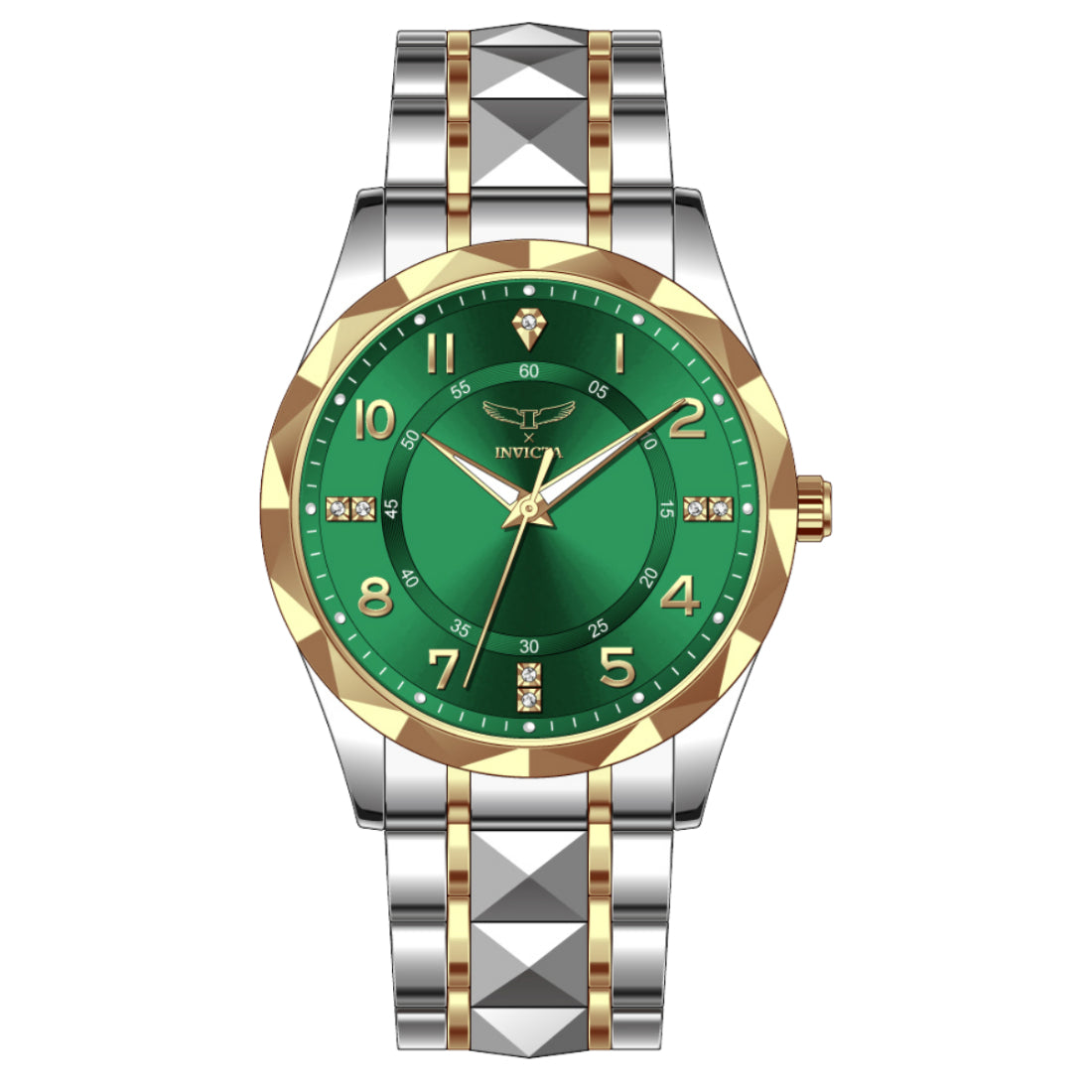 Invicta Quartz Specialty Green Dial Men's Watch 69025