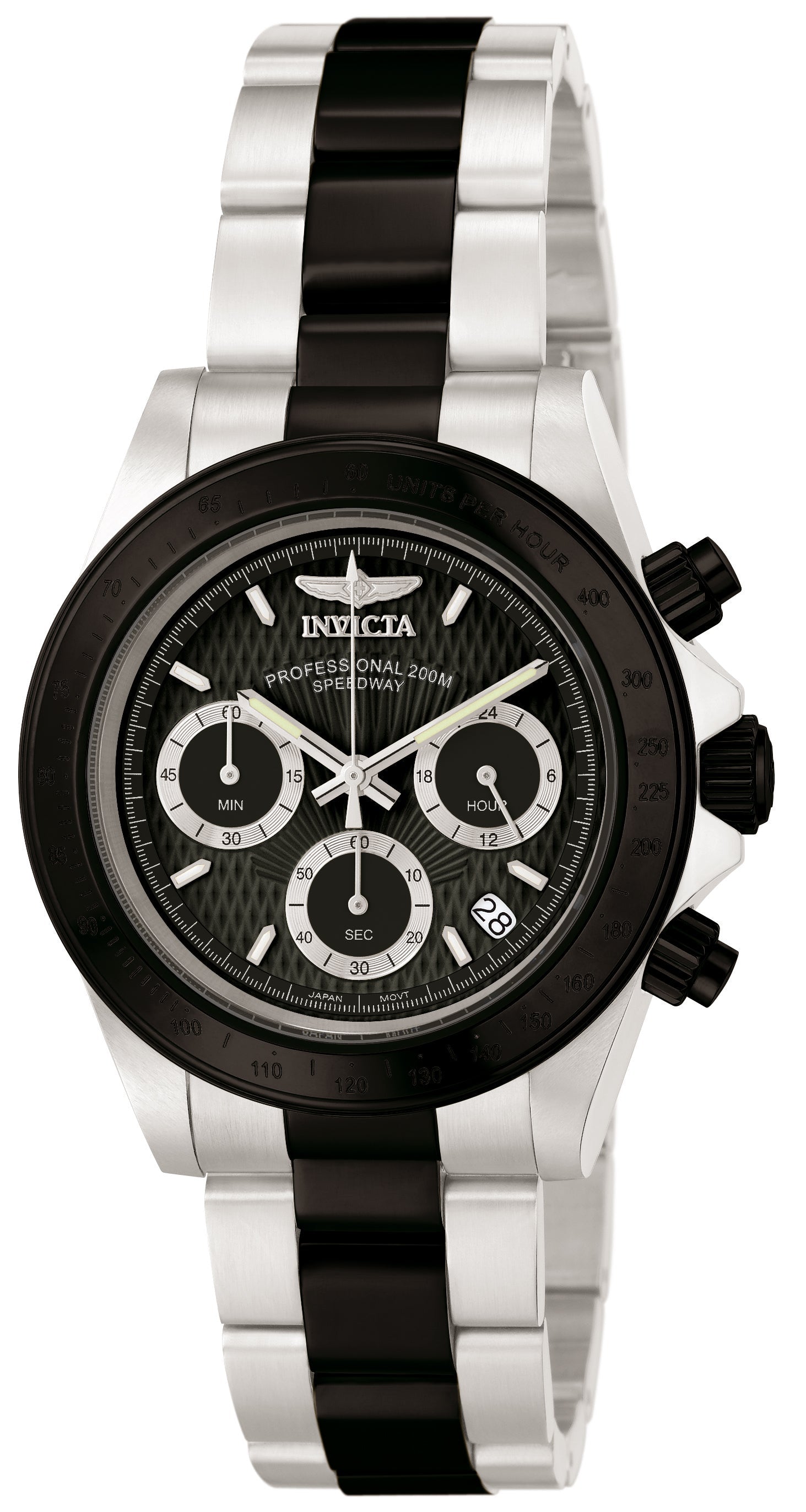Invicta Quartz Speedway Black Dial Men's Watch 6934