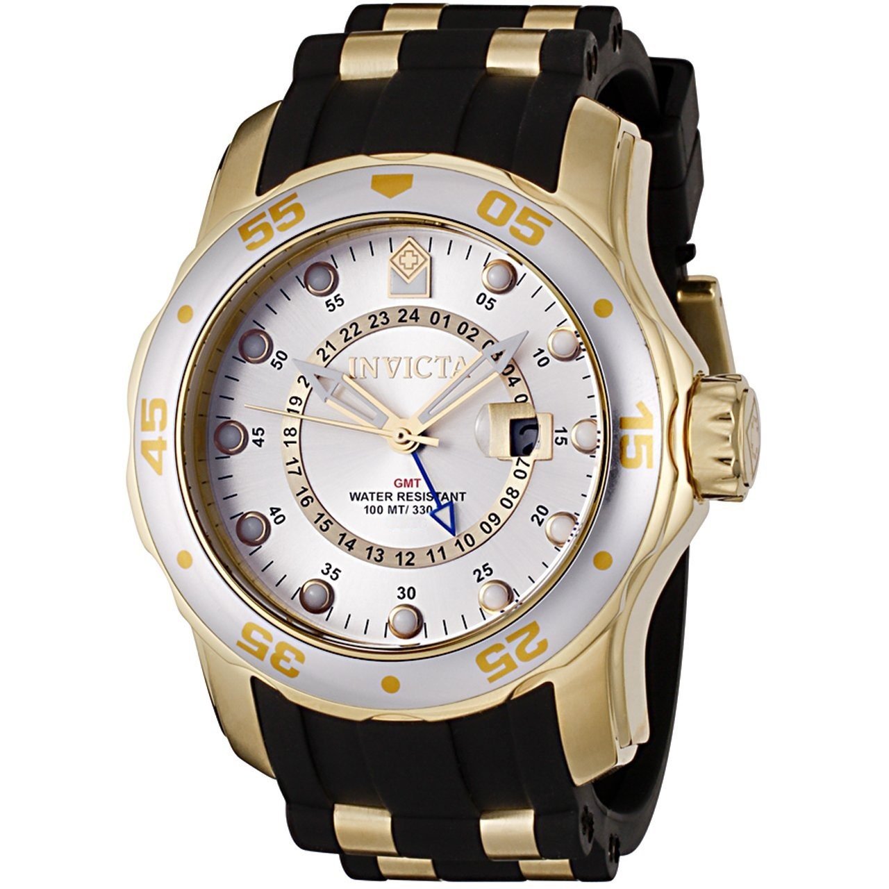 Invicta Quartz Pro Diver Silver Dial Men's Watch 6995