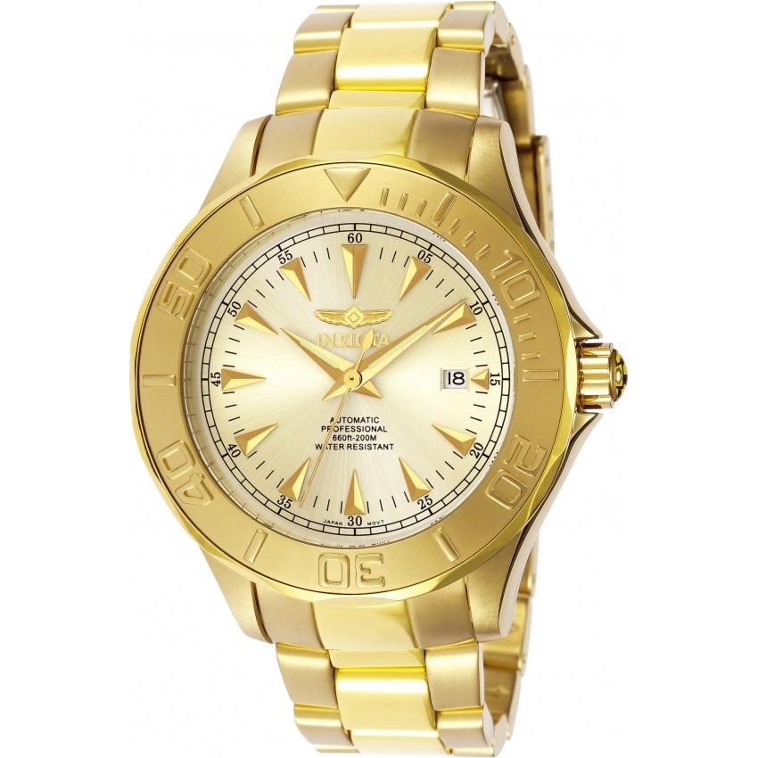 Invicta Automatic Signature Gold Dial Men's Watch 7039