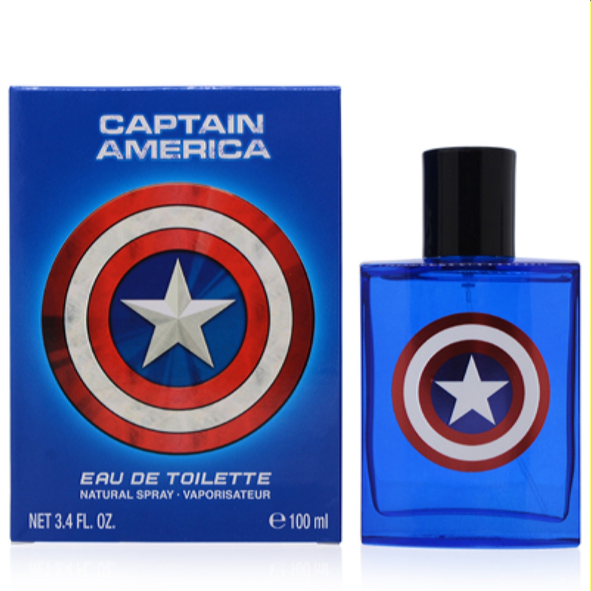 Marvel Men's Marvel Captain America Marvel Edt Spray 3.4 Oz (100 Ml)  8411114086224